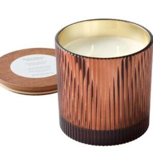 Better Homes & Gardens Farm Apple Pumpkin Scented Cotton 2-Wicks Ribbed Mecury